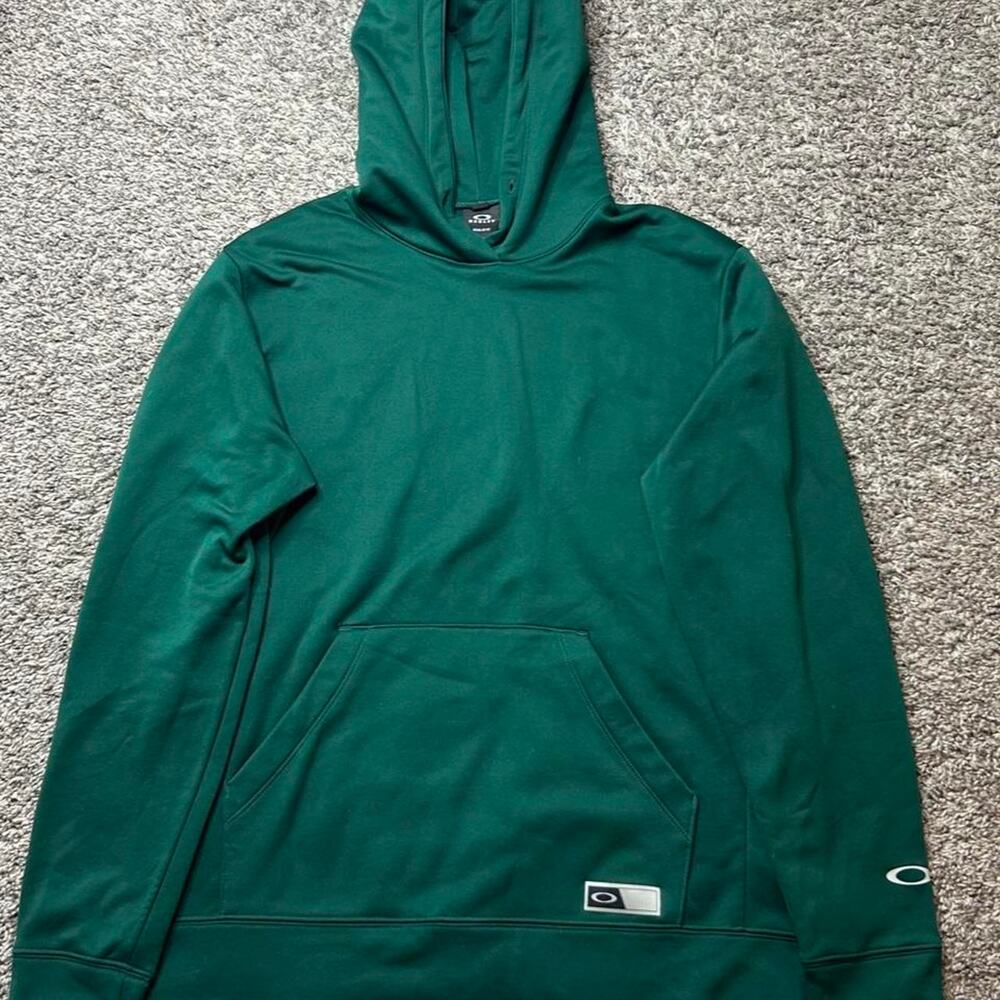 Oakley green hoodie with embroidered